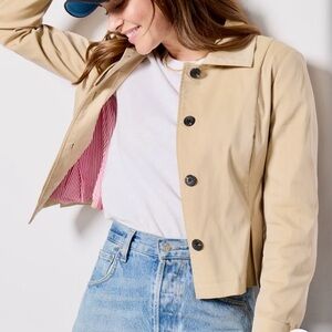 Minimalist Tan Trench Coat/Jacket